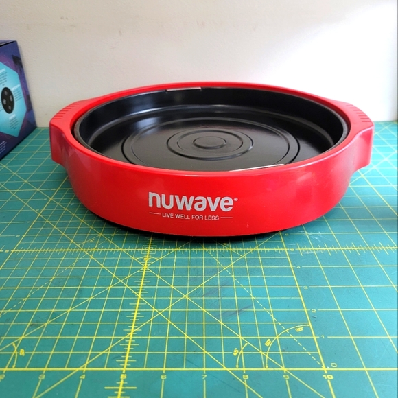 NuWave Infrared Oven Pro Plus 20653 Replacement Part Base Bottom Red + Drip Pan - Picture 1 of 6